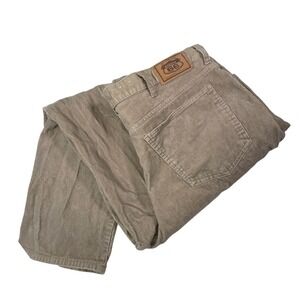 Route 66 40/30 Tan Khaki Corduroy Pants Straight Leg Workwear Gorpcore Americana